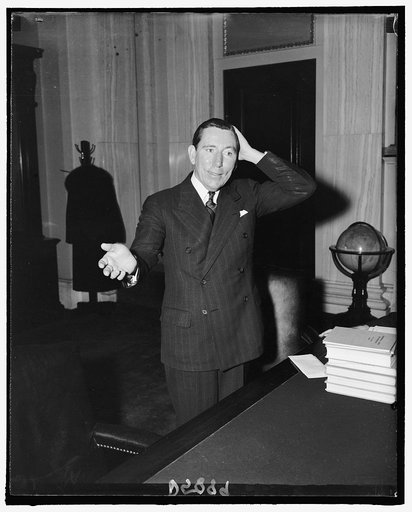 Senator Claude Pepper, democrat of Fla., 2-23-39