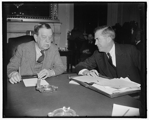 Senator Ed Smith (S.C.) & Secty. of Agriculture Henry Wallace, 2/23/39