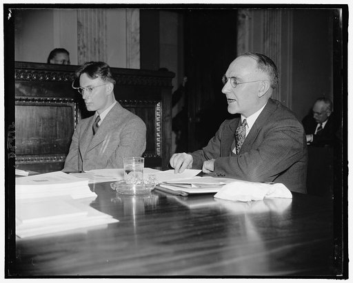 Dr. Floyd Reeves, Chairman. of President's Advisory Committee on Education, March 1939