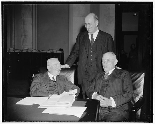 Group: Henry Morgenthau, standing