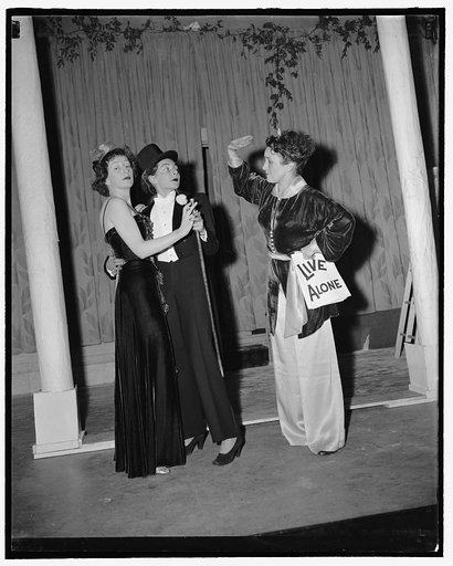 "Stunt Party" put on by the Women's National Press Club, March 3, 1939