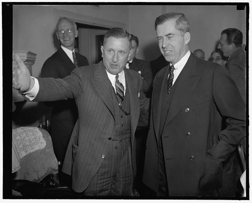 Henry A. Wallace, right