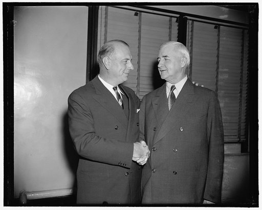 Jesse H. Jones, right