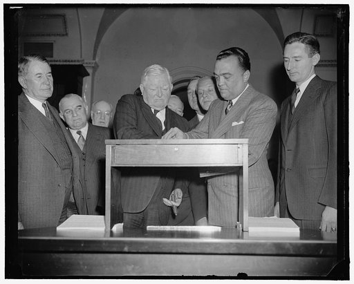John N. Garner and J. Edgar Hoover