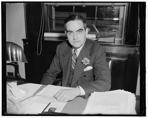 Tennessee Solon. Washington, D.C., April 1. A new informal picture of Rep. Joseph W. Byrns, Jr. democrat of Tennessee. He is the son of the late Speaker of the House. 4-1-39