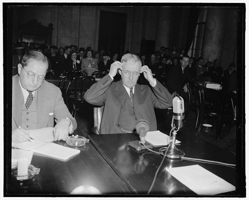 Former Secretary of State fears Neutrality Act may aid attack on U.S. Washington, D.C., April 5. Testifying before the Senate Foreign Relations Committee today as the first witness on half dozen proposals to revise or repeal the Neutrality Act, former Secretary of State Henry L. Stimson warned that 