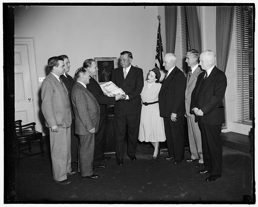 ...] with American Federation with Gen. Edwin Martinez, Mr. Joseph Kiss, National Secy.