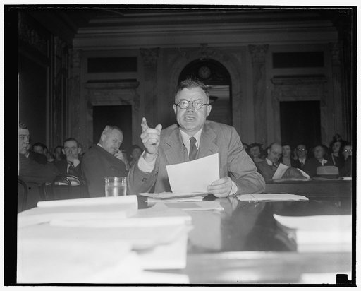NLRB Chairman tells Senate that restrictions on Wagner Act will deprive labor of liberties. Washington, D.C., April 18. NLRB Chairman J. Warren Madden, declared today before the Senate Labor Committee that restrictive amendments to the Wagner Act would deprive labor of formerly enjoyed liberties. He