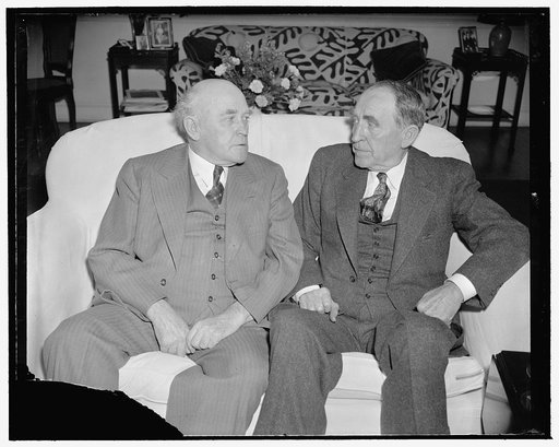 Like father like sons. Washington, D.C., April 21. Chips off the old block are Speaker of the House William B. Bankhead and Senator John H. Bankhead, democrats from Alabama. Their father, the late Senator John H. Bankhead, also spent many years in Congress