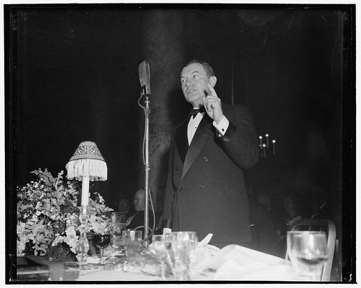 Solicitor General of U.S. Washington, D.C., April 26. A new photograph of Robert H. Jackson, Solicitor General of the United States. He was photographed while speaking at a recent dinner here
