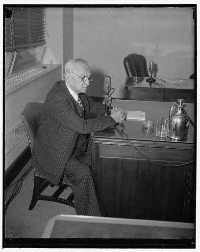 Musicians' Union president. Washington, D.C., April 26. A new informal photograph of Joseph N. Weber, President of the American Federation of Musicians