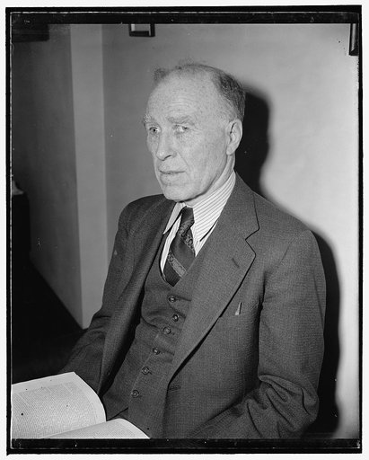 Congressman from North Dakota. Washington, D.C., April 26. A new informal photograph of Republican Congressman-at-large William Lemke of North Dakota