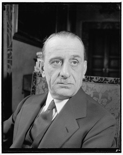 Italian Ambassador. Washington, D.C., April 27. The new Italian Ambassador to the United States, Don Ascanio dei Principi Colonna, from an informal picture made at the Embassy today