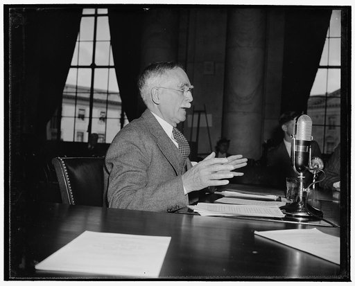 Peace Society spokesman says 'short of war' plans unjustified unless war is seen. Washington, D.C., May 1. Philip Marshall Brown of the American Peace Society today told the Senate Foreign Relations Committee that 'measures short of war' are not justified except as they frankly look forward to event