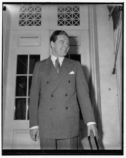 White House caller. Washington, D.C., May 4. Senator Henry Cabot Lodge, Jr., Republican of Massachusetts, was a caller at the White House today