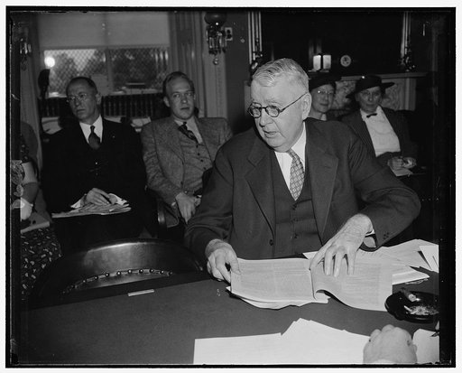 Denouncing the present war-declaring mechanism as 'autocratic,' Rep. Louis Ludlow appealed for approval of a constitutional amendment requiring a Nat'l referendum on participation in a foreign war