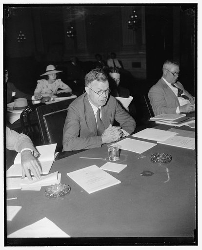 NLRB chairman tells House Committee that House charges by members are 'half truths.' Washington, D.C., May 23. J. Warren Madden, Chairman of the NLRB told the House Labor Committee that charges against the NLRB by three House critics were based on 'half truths, misinformation, or deliberate misrepre