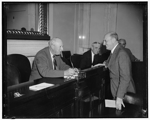 Treasury Secretary urges removal of $30,000,000,000 limitation on outstanding federal bonds. Washington, D.C., May 26. Secretary of Treasury Henry G. Morgenthau today told the Senate Finance Committee that removal of the $30,000,000,000 limitation on outstanding federal bonds would facilitate treasu
