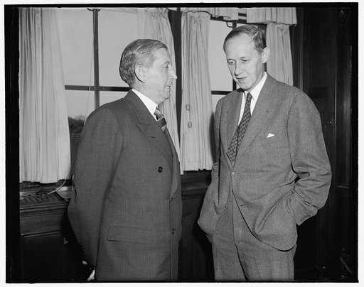 Harry Hopkins, right