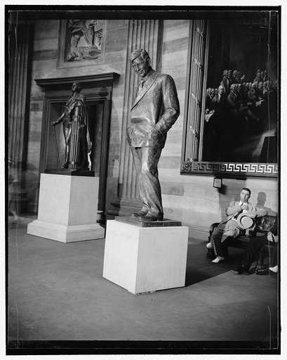 Will Rogers statue in Capitol