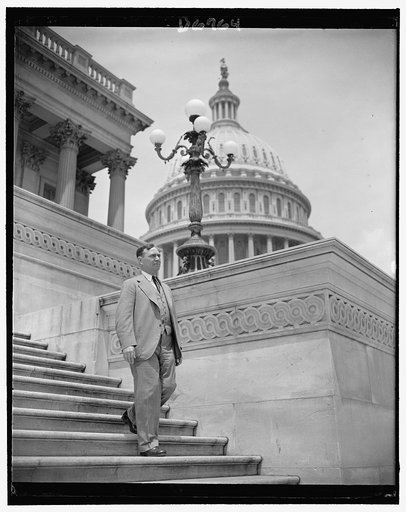 Rep. Joseph Martin [on steps of Capitol