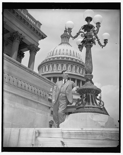 Rep. Joseph Martin [on steps of Capitol