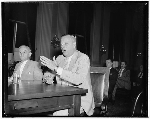 Oil Association spokesman at House hearing. Washington, D.C., June 22. Eric Weber, President of the Ohio Petroleum Marketers' Association, who appeared as a witness at a House Judiciary Subcommittee yesterday. The committee is holding hearings upon the Harrington Bill which affects the oil producing