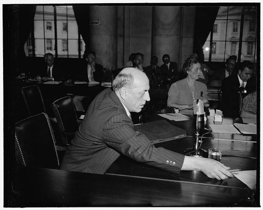 V explains 'Brandeis System' of insurance to Monopoly Committee. Washington, D.C., June 15. Judd Dewey, Deputy Commissioner of Savings Bank Life Insurance in Massachusetts, today reviewed the achievements of the life insurance system inaugurated by the late former Supreme Court Associate Justice Bra