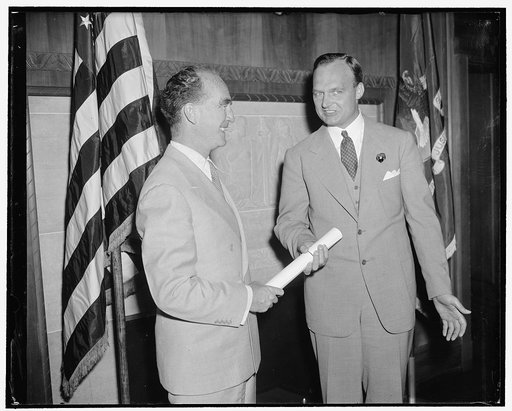 Frank Murphy, left
