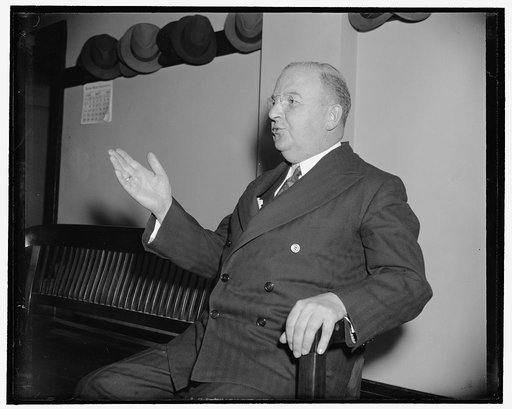 AG&E Vice President tells S.E.C. of $5000 a month mystery man employed by his company in Capital. Washington, D.C., May 16. Fred S. Burroughs, Vice President of the Associated Gas and Electric Co., spread before the Securities and Exchange Commission today the story of how his firm retained a man at