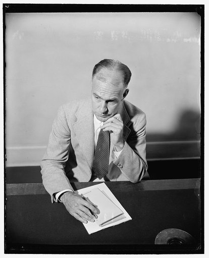 Washington, D.C., July 7. A recent pose of E.F. Bartlet, Commissioner of Accounts and Deposits, Treasury Department