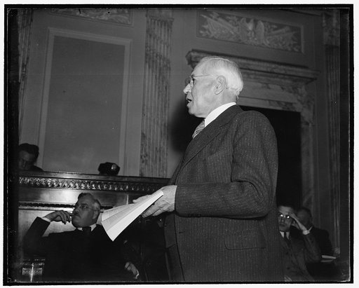 John Frey denounces CIO charges that AF of L amendments drafted in collusion with business. Washington, D.C., May 15. John P. Frey, President of the AF of L Metal Trades Department, denounced charges by John L. Lewis that AF of L amendments were drafted after consultation with representatives of big