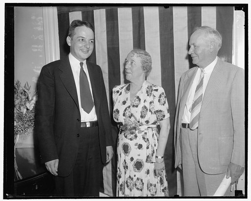 U.S. Civil Service Commission now complete. Washington, D.C., July 8. With the swearing in today of Arthur S. Flemming to succeed Samuel H. Ordway Jr., resigned, as a member of the U.S. Civil Service Commission, the commission is complete. Members of the commission are, left to right: Arthur S. Flem