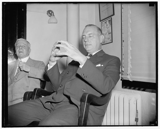 New R.F.C. Chairman. Washington, D.C., July 17. A new informal picture of Emil Schram, who today succeeded Jesse Jones as Chairman of the Reconstruction Finance Corporation