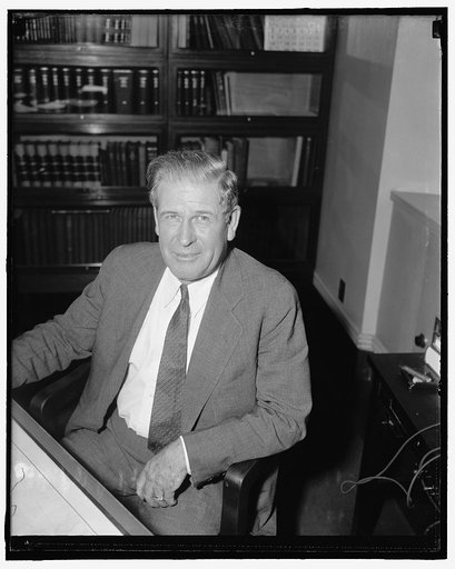 Roosevelt appointment. Washington, D.C., July 22. Late informal photo of Mr. William J. Patterson, present Director of Interstate Commerce Commission's Bureau of Safety and Former Railroad man. He was appointed to the Interstate Commerce Commission seat left vacant by the resignation of B.H. Meyer a