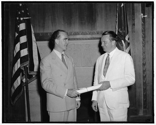 Frank Murphy, left