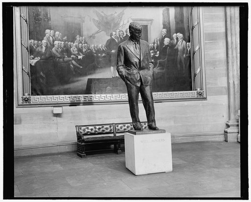 Will Rogers Statue, Capitol