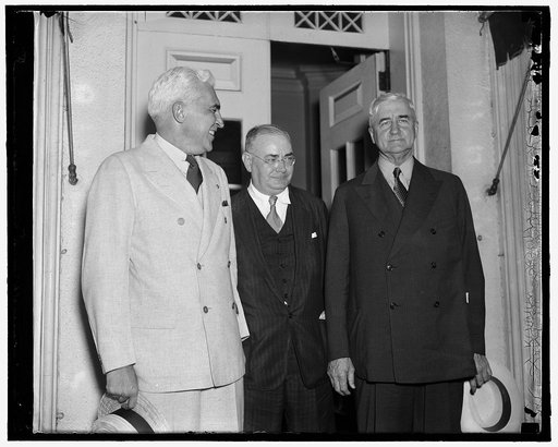 Jesse H. Jones, right