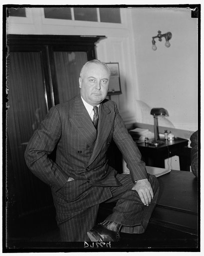 Rep. Aloe Murdock of Utah, member of the committee investigating the Nat'l Labor Relations Board, Sept. 1939