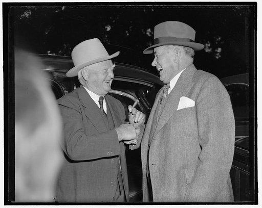 Vice President John N. Garner and unidentified