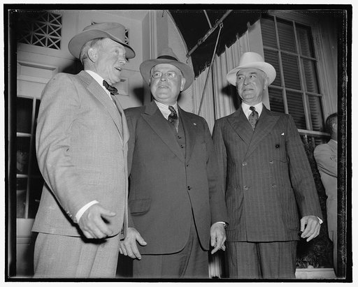 Charles McNary, left