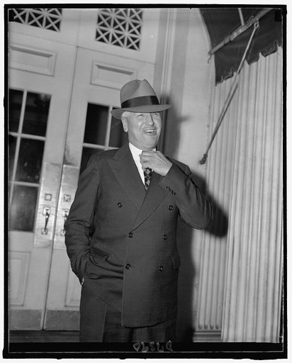 Sen. Guy M. Gillette, Democrat of Iowa, at White House, Sept. 1939