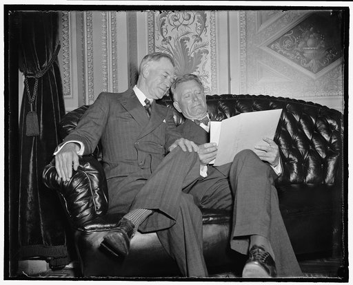 Unidentified and Senator William Borah