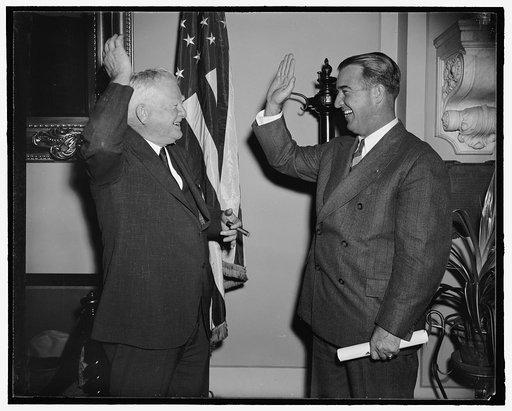 Vice President John N. Garner with unidentified