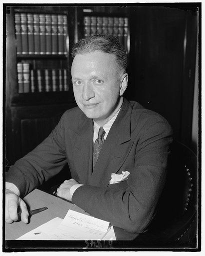 Rep. Francis E. Walter, Democrat of Pa., Sept. 1939