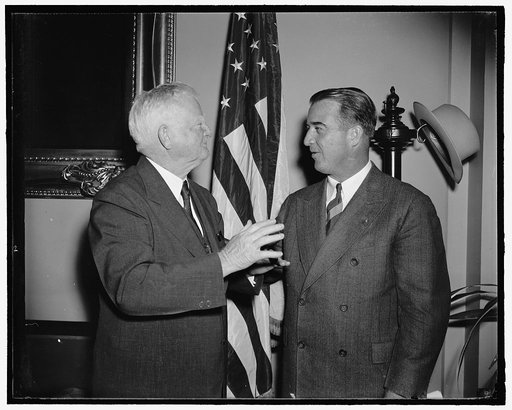 Vice President John N. Garner with unidentified