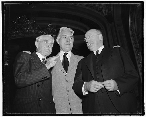 Senators Arthur Cappers, of Kansas, Henrile Shipstead, of Minn., Elbert Thomas of Utah to speak in Senate chambers on the neutrality question, Oct. 1939