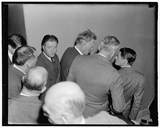 Robert M. La Follette, Jr., and Senator William Borah in group