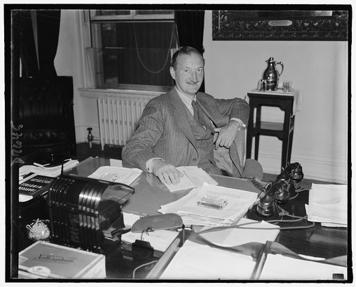Basil Harris, Commissioner of Customs. U.S. Treasury Dept., 10/25/39