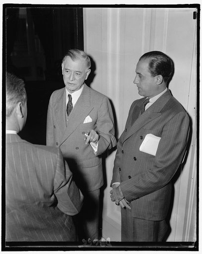 Senator Key Pittman, Democrat of Nev. (Chairman of Senate Foreign Relations Comm.) 10/26/39